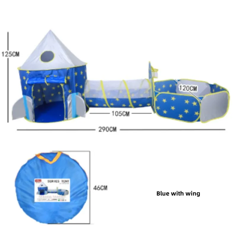 Blue with wing