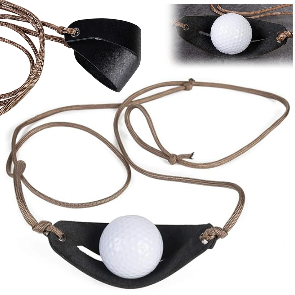 Handmade Leather Shepherd Sling Pouch Old-Fashioned Slingshot for Outdoor Sports Camping Shooting Hiking Hunting Accessories