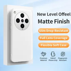 Ultra Thin Soft Silicone TPU Shockproof Phone Case - Clear Matte Finish for OPPO Reno15 (Clear)