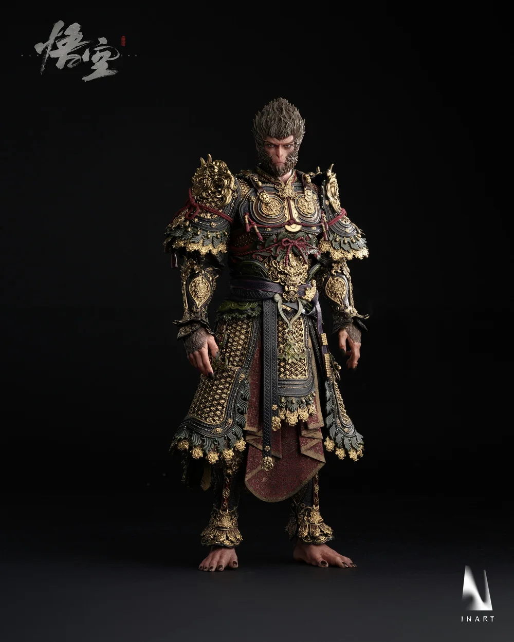INART Black Myth: Wukong ゴールドアーマー　ホットトイズ Queen Studio INART Black Myth Wukong MAG-015 Golden Armor