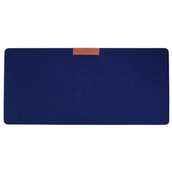 Large Non - Slip Desk Mat - Premium Wool Felt Mouse and Keyboard Surface (Blue B)