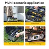 Deli 1 Pcs 15/17inch Multi-layer Stainless Tools Stroage Box Multifunctional Workers Portable Heavy Duty Tool Case Organizers 6