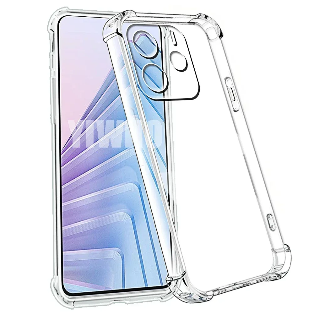 Transparent Shockproof Airbag Phone Case - TPU Soft Cover
