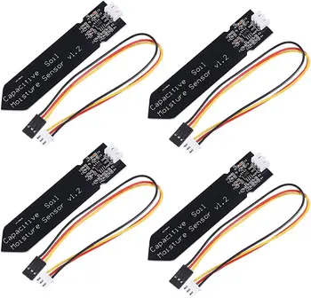 4PCS Capacitive Soil Moisture Sensor