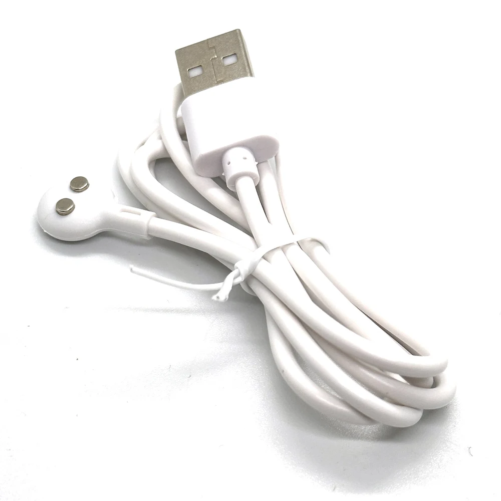 USB Charging Cable 1pcs 2Pin Magnetic 80cm for Beauty instrument