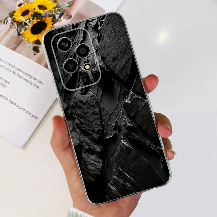 Floral Transparent Soft Silicone Phone Case - Protective Bumper