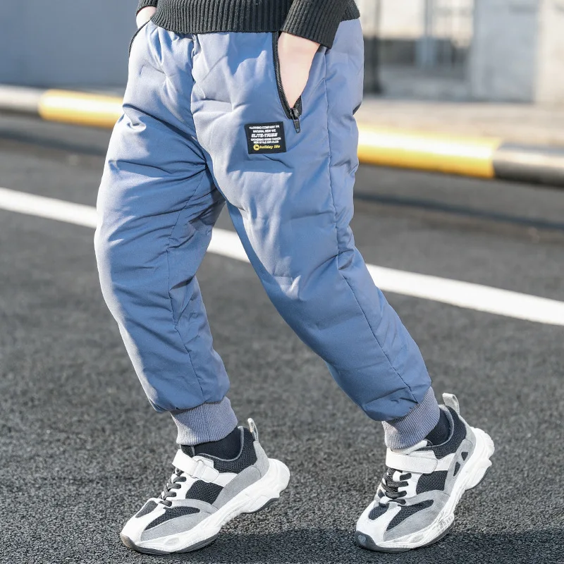 Boys Pants Cotton-padded Winter 4-14 Years