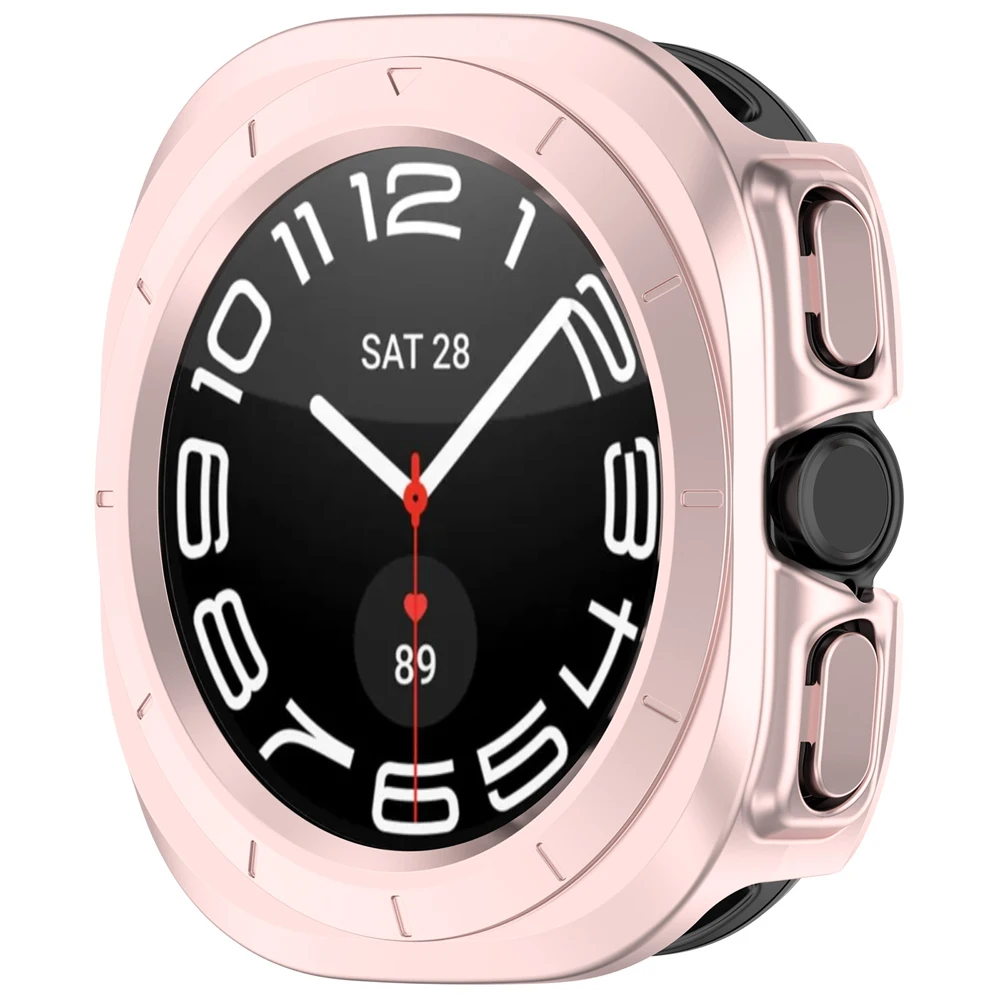 Premium Protective Case for Samsung Galaxy Watch Ultra, 47mm Frame Bumper Cover, Smartwatch Accessory