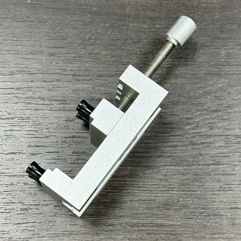 Small Precision Mini Vise Workbench Walnut Fixed Fixture Multifunctional Aluminu