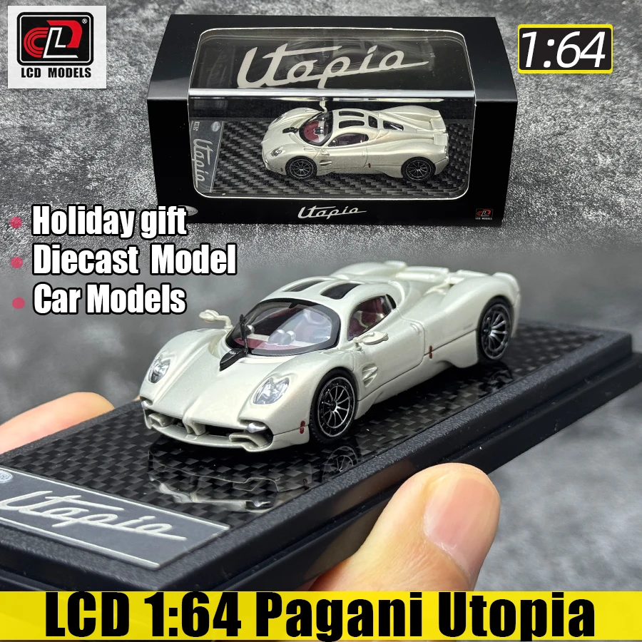 LCD diecast model 1:64 scale new Pagani Utopia car model for