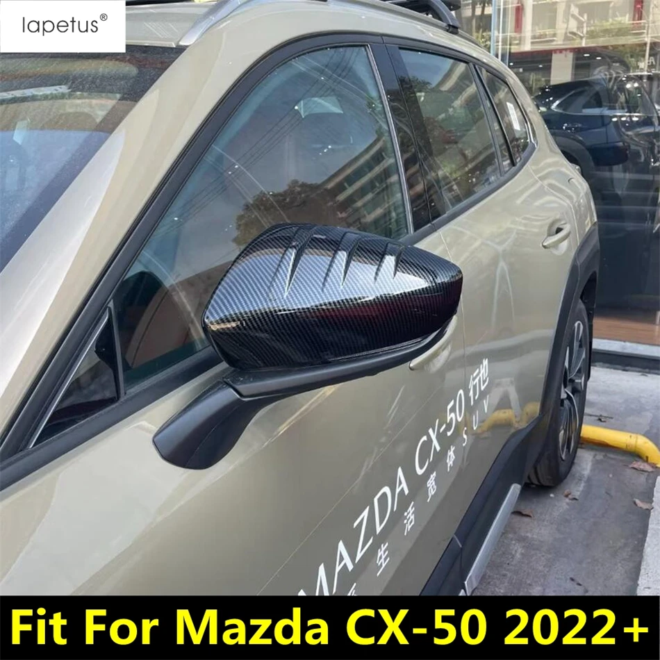 

Car Side Rearview Mirror Cap Shell Decoration Protect Cover Trim For Mazda CX-50 2022 2023 2024 ABS Chrome Exterior Accessories