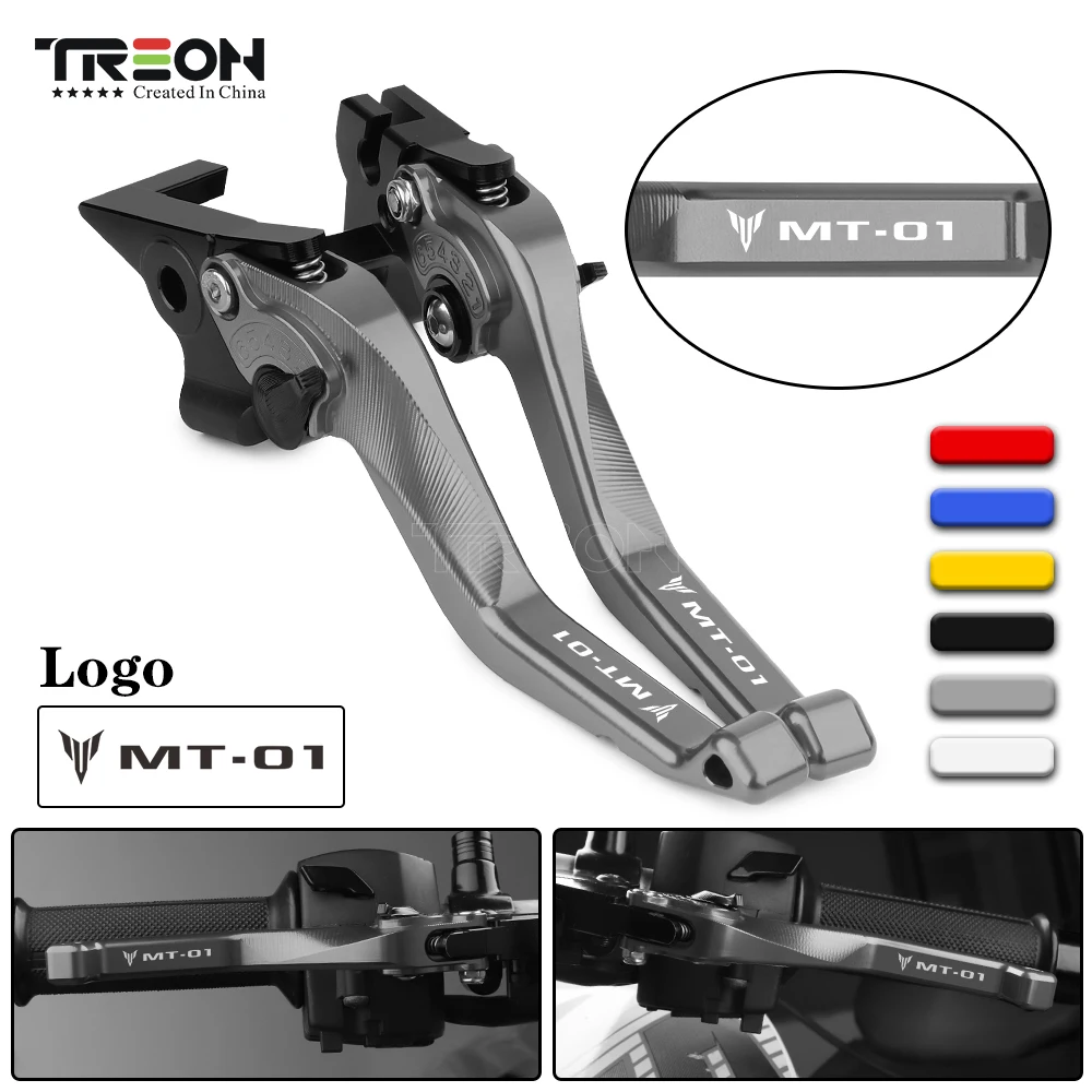 Motorcycle Cnc Short Brake Clutch Levers Handle Adjustable Levers For Yamaha Mt-01 Mt01 Mt 01 2004 2005 2006 2007 2008 2009