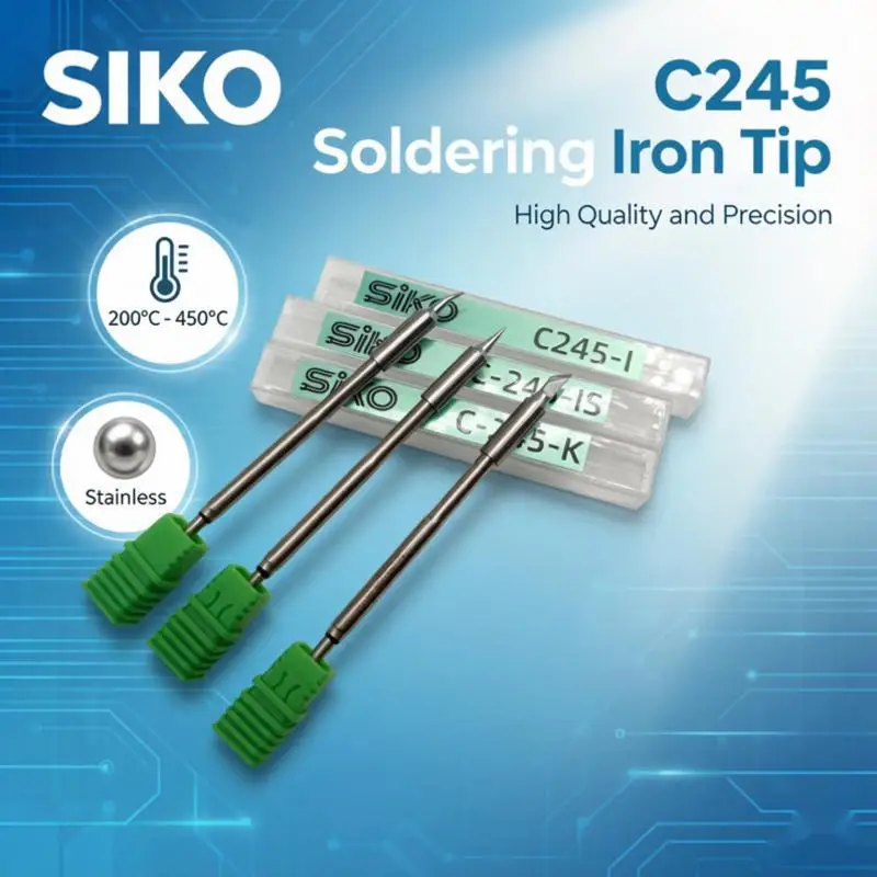 Super Fine C245 C210 Soldering Tips Soldering Iron Tip for GVM T210 GVM T245 Professional Soldering Station 1s Heating BGA Tool image 5