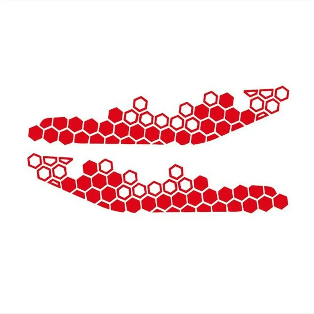 Motorcycle stickers Motorcycle Honeycomb Decals Reflective Stickers Multicolor Decorative Sticker Motorbike Bumper Ornament Modification Accessories