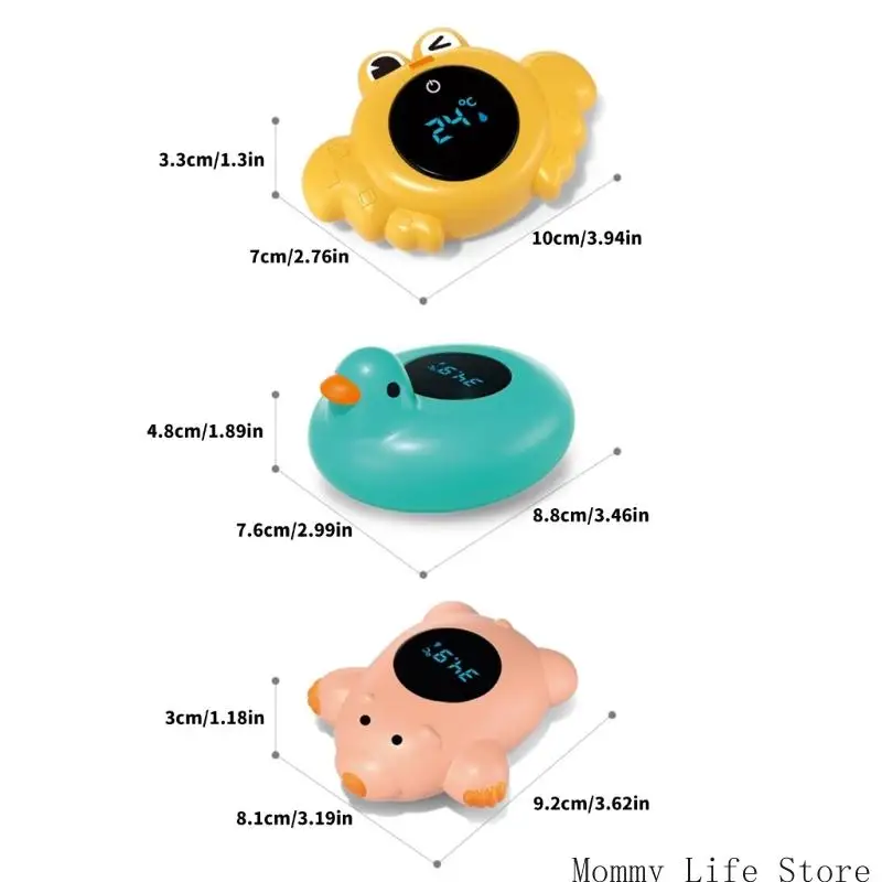 Floating Bear Duck Thermometer Digital Auto Activation 6