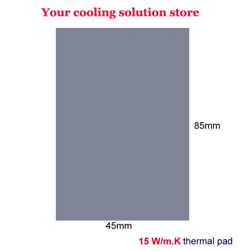 Thermal Pad Thermal Pad 15W/mK silicone Pad Heatsink Cooling thermal pads for PC PS5 PS4 laptop radiator GPU/CPU/SSD/VRAM/LED cooler