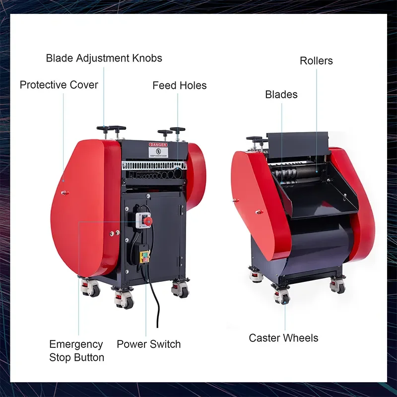 19cuts The Best Electric Copper Wire Peeler/ Electric Wire Stripping Machine/cable Cutting Stripper Recycling Machine For Sale 4