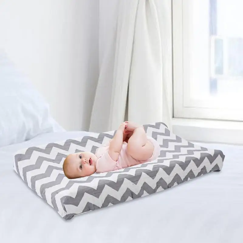 Diaper Changing Pad Cover Cotton Soft Breathable Changing Table Cover Waterproof Cute Print Patterns Diaper Table