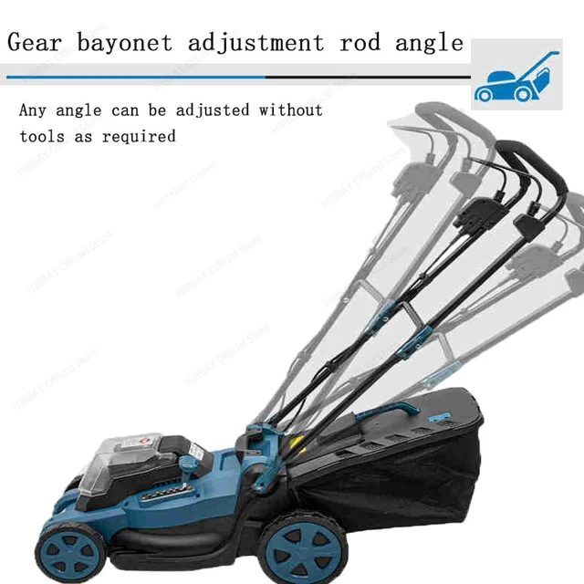 1880W Brushless Motor Electric Lawn Mower 13000RPM 36VF Li-ion Grass Trimmer Pruning Garden Power Tools With 10000mah Batteries 4 1880W Brushless Motor Electric Lawn Mower 13000RPM 36VF Li-ion Grass Trimmer Pruning Garden Power Tools With 10000mah Batteries 4