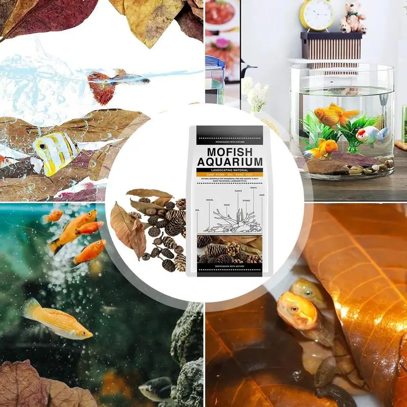 Aquarium Alder Cones Natural Fish Tank's pH Lowerer Aquarium Decorations & Accessories Multifunctional Fish Tanks Botanicals
