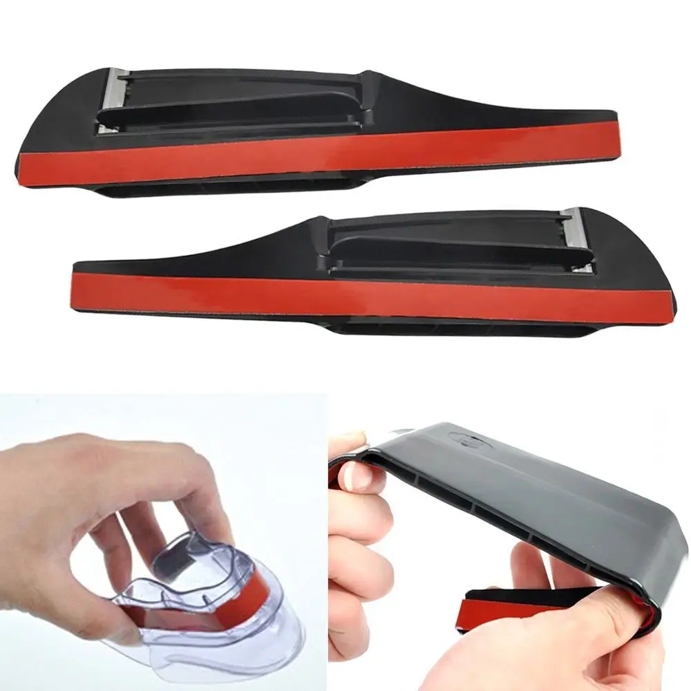 2pcs Air Drying Style Universal Car Rearview Mirror Rain Guard Sun Visor Eyebrow Rearview Mirror Rain Shield Rearview Mirror Rain Eyebrow Rearview Mirror Rain Guard Auto Protection