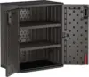 9 Cubic Ft. Heavy-Duty Resin Cabinet with 2 Shelves, Black 2