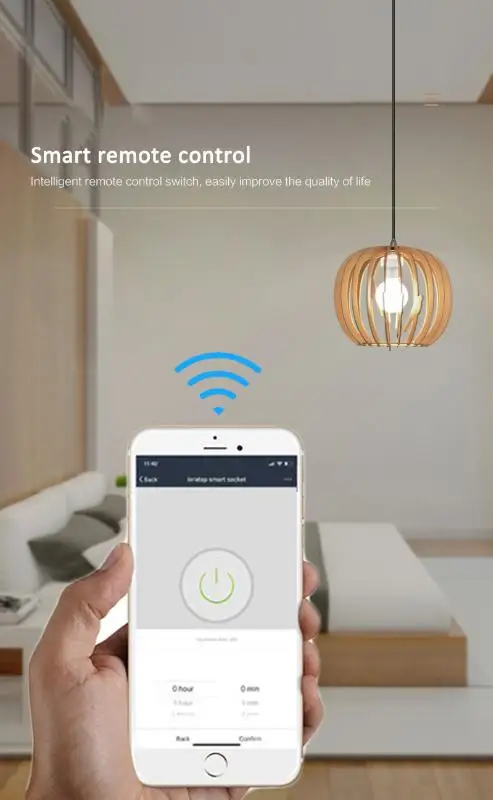 Tuya WIiFi BL E27 Socket Smart Light Bulbs Adapter Lamp Holder Base Kitchen Bedr