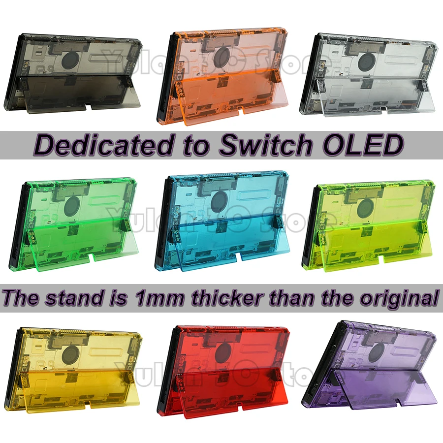 Transparent Replacement Housing Shell Case with Kickstand