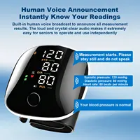 Rechargeable Wrist Blood Pressure Monitor for Home Use, Digital BP Machine with LED Backlit Display, Voice Broadcast, 240 Memory Storage, Built-In Heart Rate Detection & Portable Storage Case 5