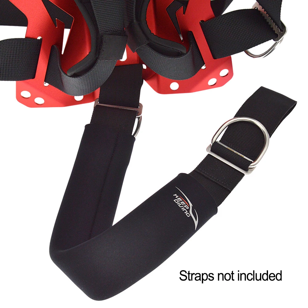 Scuba Diving Crotch Strap Cover Webbing Soft Pad Sleeve For BCD Drysuit Harness Comfortable Crotch Strap Cover Accessories 3