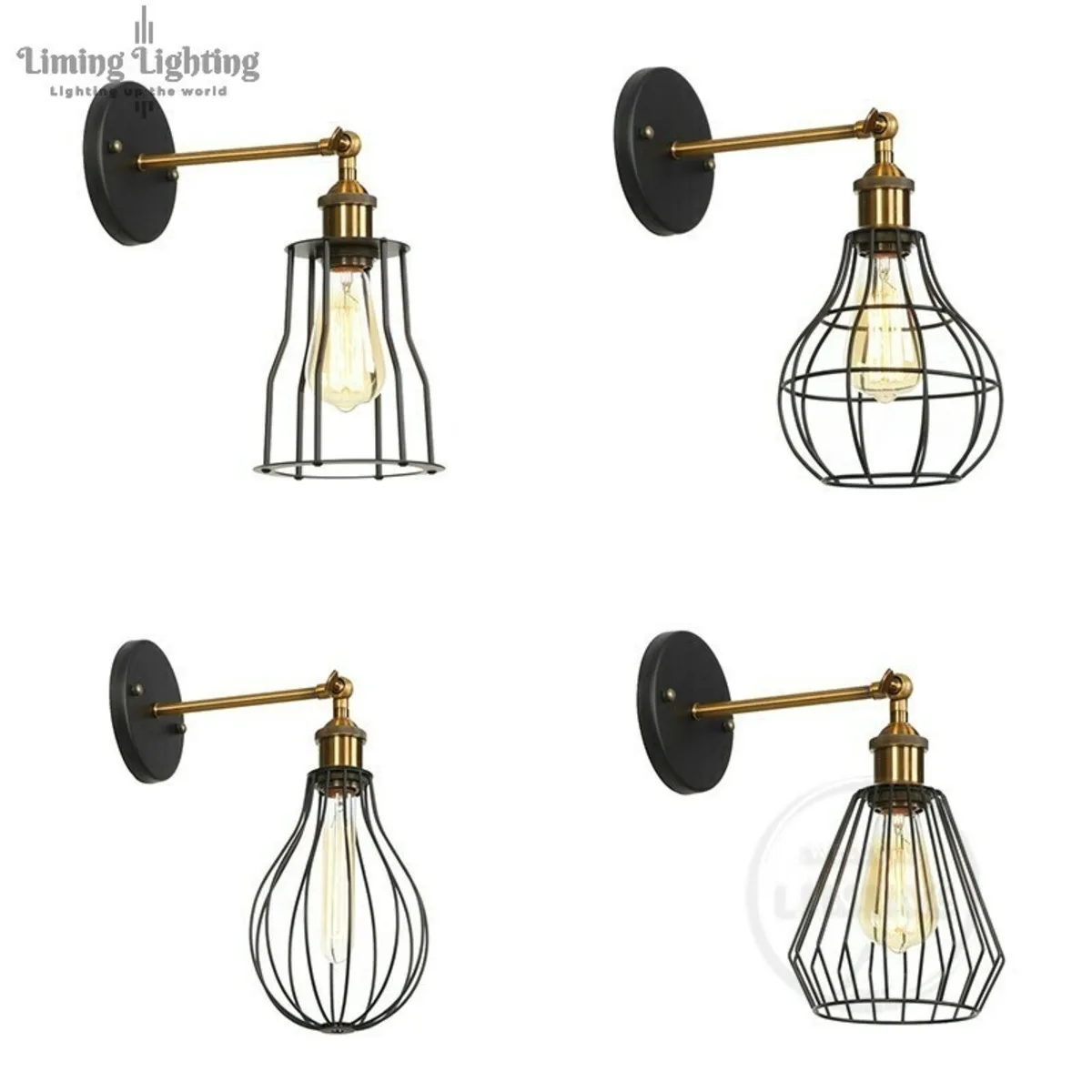 

Modern Cage Retro Loft Style Edison Vintage Wall Light Fixtures Home Lighting Industrial Wall Lamp,Wall Sconce Lamparas De Pared