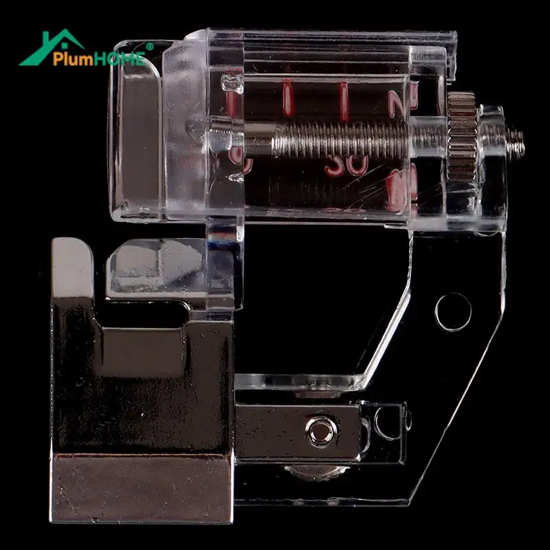 Embroidery Presser Foot Adjustable Bias Tape Snap Binder Foot Sewing Machine Part 4.5x 3.8cm