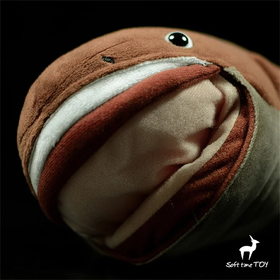 Megamouth Shark High Fidelity Anime Cute Plushie Pelagios Plush Toys Lifelike Animals Simulation Stuffed Doll Kawai Toy Gifts 4