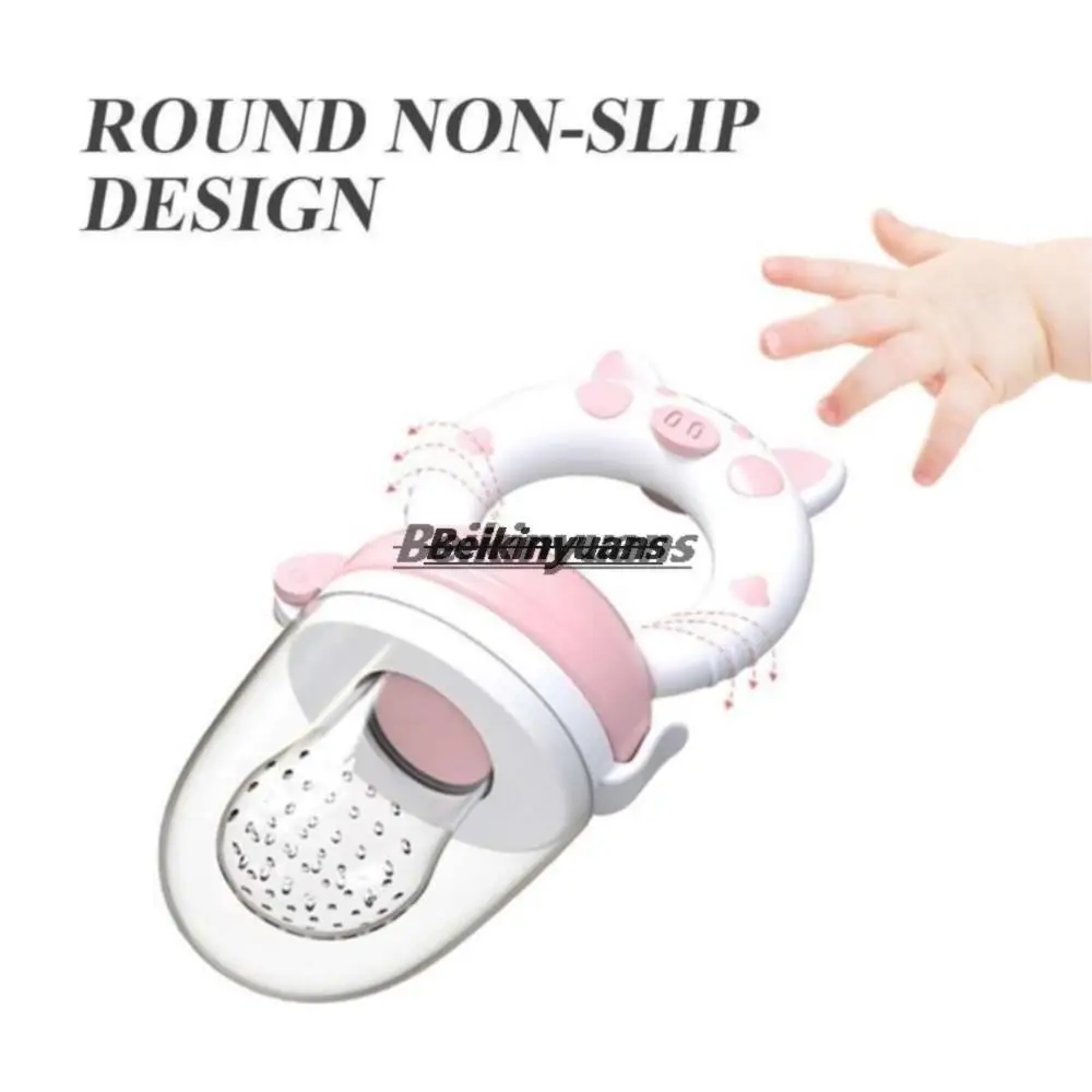 Baby pacifier silicone tooth gum fruits and vegetables bite bag molar stick to eat fruit for newborn baby silicone pacifier