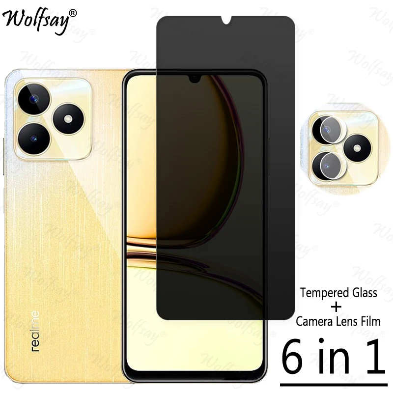 2x Pellicola Protettiva per Realme C61 4G Protezione Vetro