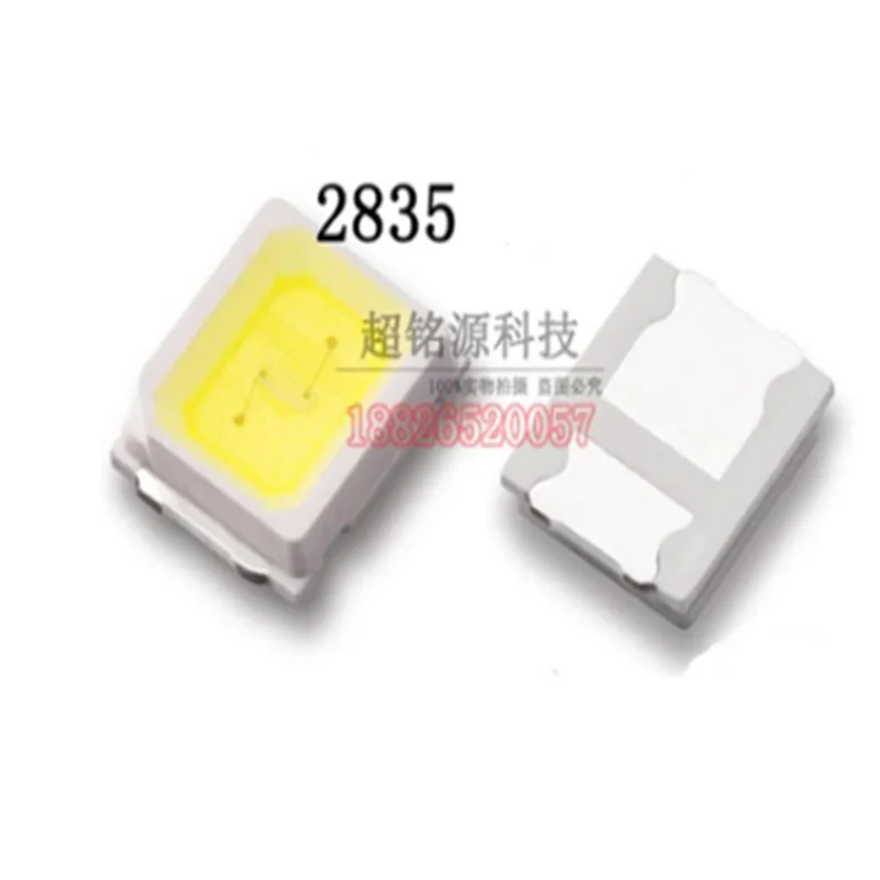 100 Pz 2835 0.5W Bianco Smd Led True-White 6000-7000K/Naturale-Bianco 4000-5000K/Bianco Caldo 2800-3200K 55-60Lm 150Ma