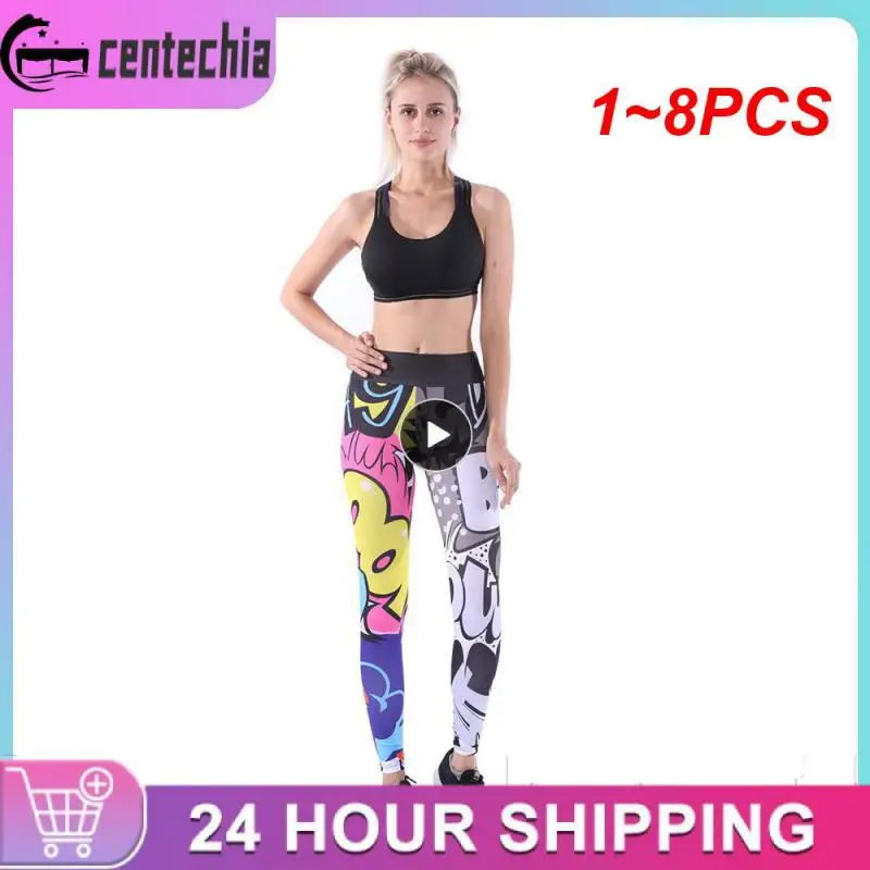 

1~8PCS Pants Women Leggings Sports Fitness Clothing Female Tights Yoga Trousers Gym Stockings Seamless Bodysuit Breathable Ca