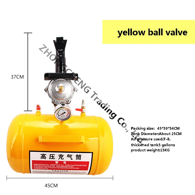 Cart tire inflator sealer truck vacuum tire blower High pressure inflator Explos