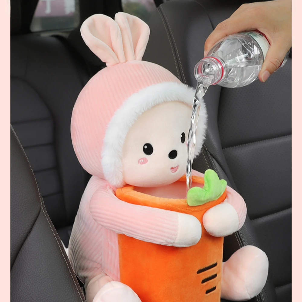 2in1 Car Armrest Box Tissue Box tissue box car interior accessories car tissue holder Trash Anti Leakage Water Can Idea Goods Boxes for Paper Handkerchiefs Napkin Organizer