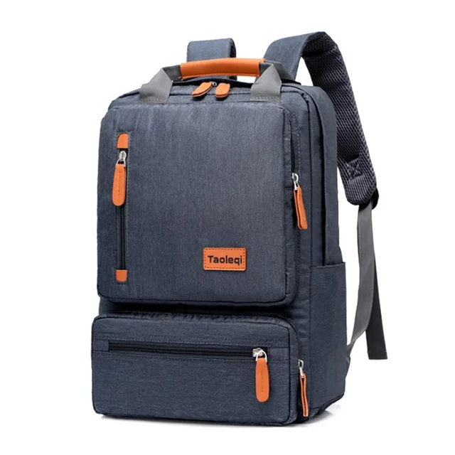 Casual Business Lady Computer Backpack Light Laptop Bag Waterproof Oxford Men cloth Anti-theft Travel Backpack Gray