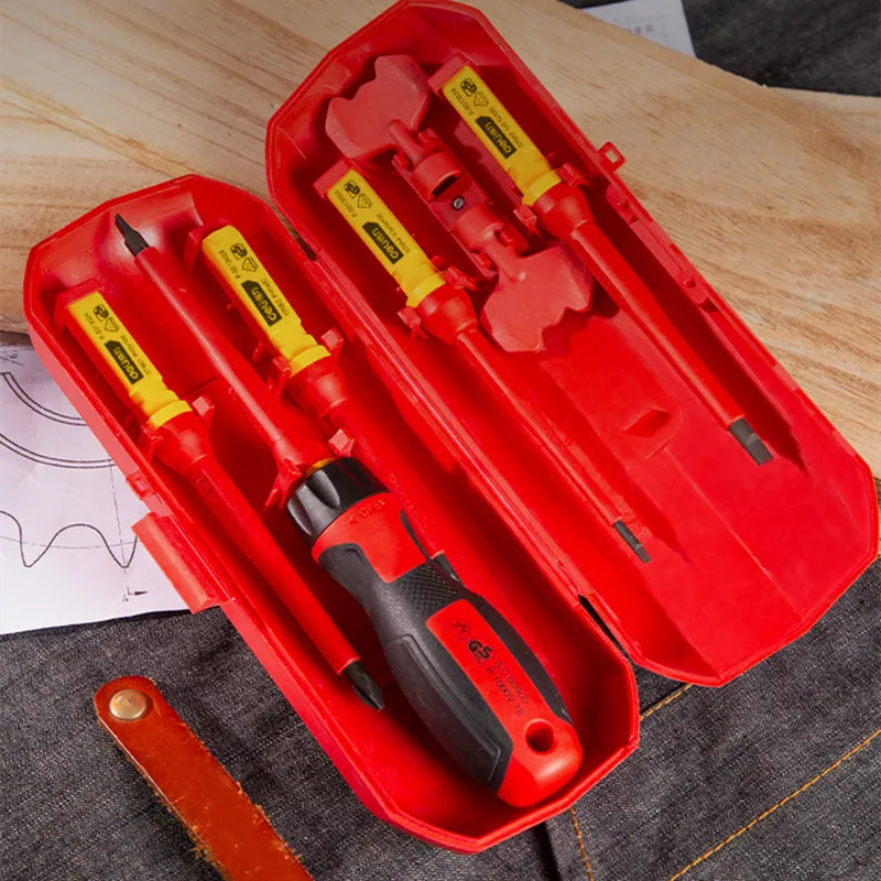 Deli Insulated Screwdriver Set 7PCS Screw Driver Phillips