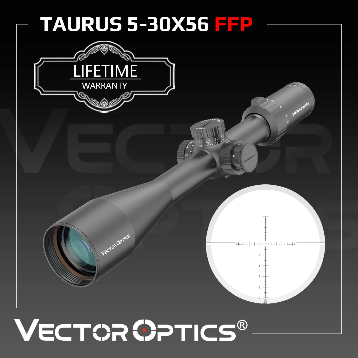 Vector Optics Taurus 5-30x56 First Focal Plane Military Tactical Riflescope Reticle Long Range Hunting Scope rifle scope