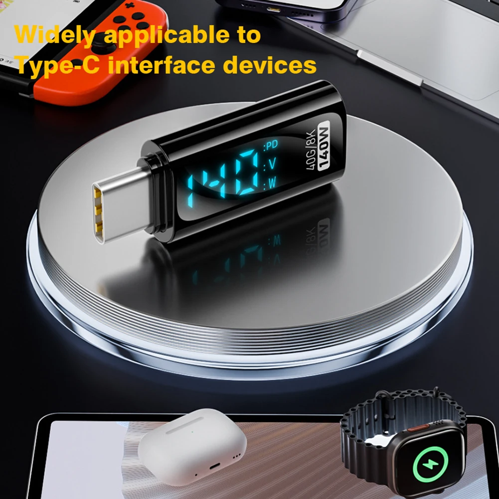 USB4 OTG Adapter Type C To USB Type C PD 140W Digital Display Data Adapter 35W For Lightning Macbook Pro Air Samsung