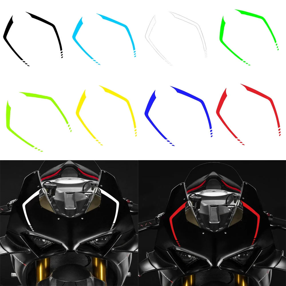 Motorcycle Front Pull Decals Panigale V4 V4S V4S/R Reflective Sticker for DUCATI Panigale V4 V4S V4S/R