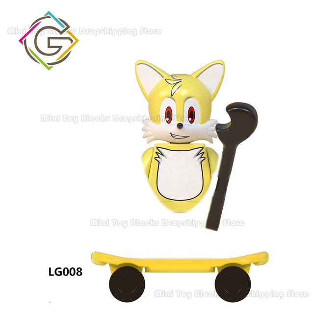 WM6086 WM6087 WM6088 LG1001 Sonics Anime Building blocks Amy Rose Ray Storm Shadow Bricks mini action toy figure Children gifts LG008