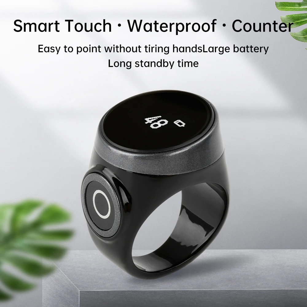 Smart Rechargeable Digital Counter Electronic Type-c Finger Counter ...