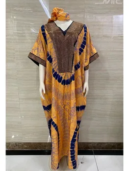 2025 new arrivals loose women/lady summer maxi dress long print short sleeve ankara african style 1