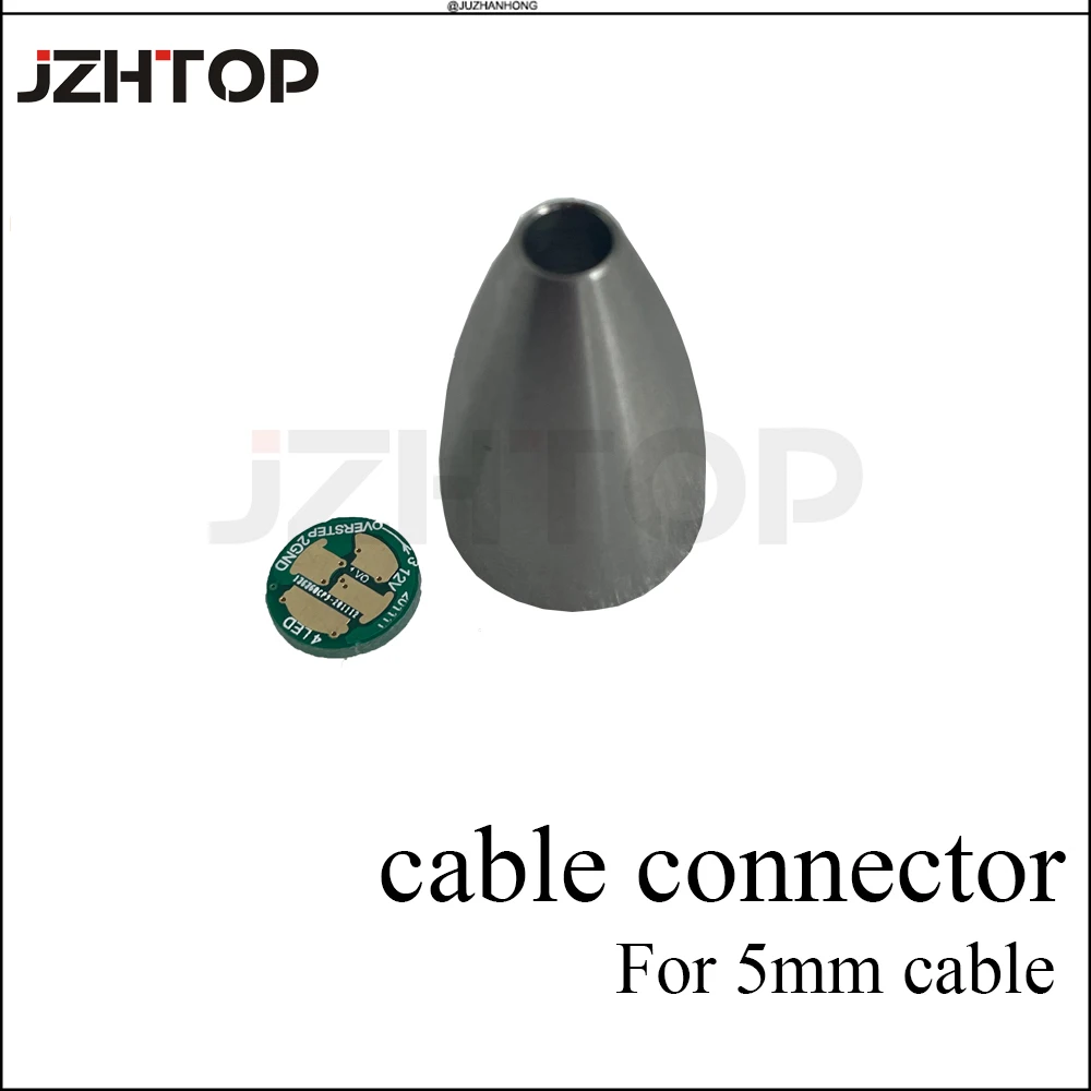 Pipe Camera Drain Sewer Inspection Camera Cable Repair Replacement Connector Connection For 5mm-7mm Cable pipe camera cable broken repair connector kit camera connector for 5mm cable wopson brand pipeline camera