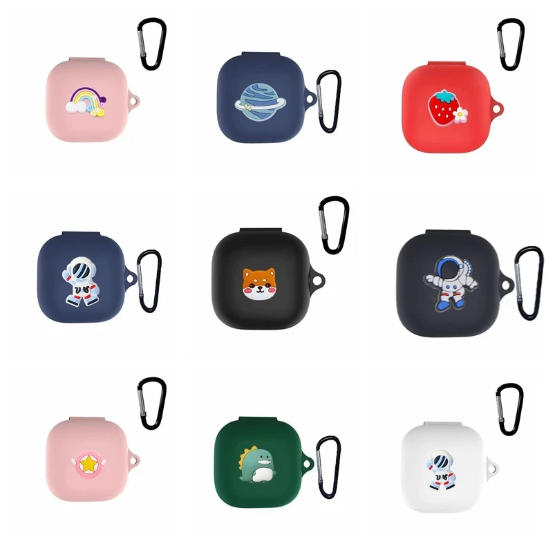 Per Samsung Galaxy Buds Fe Case Cartoon Animal Auricolari In Silicone Cover Funny Shell Accessori Box Per Galaxy Buds Fe Cover
