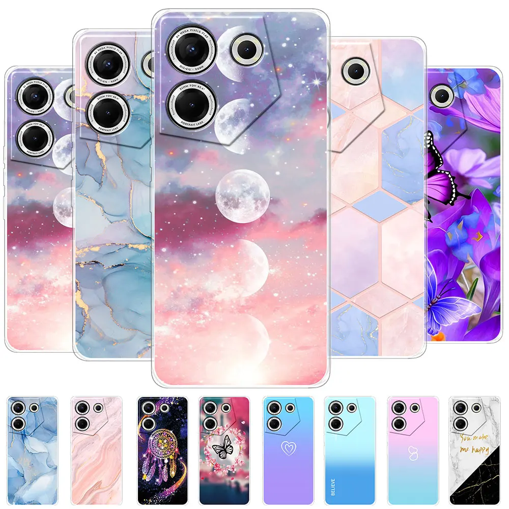 Per Tecno Camon 20 Pro 5G Custodia Trasparente Morbida Copertura Paraurti In Silicone Per Tecno Camon 20 Custodia Telefono Coque Per Tecno Camon 20 Pr